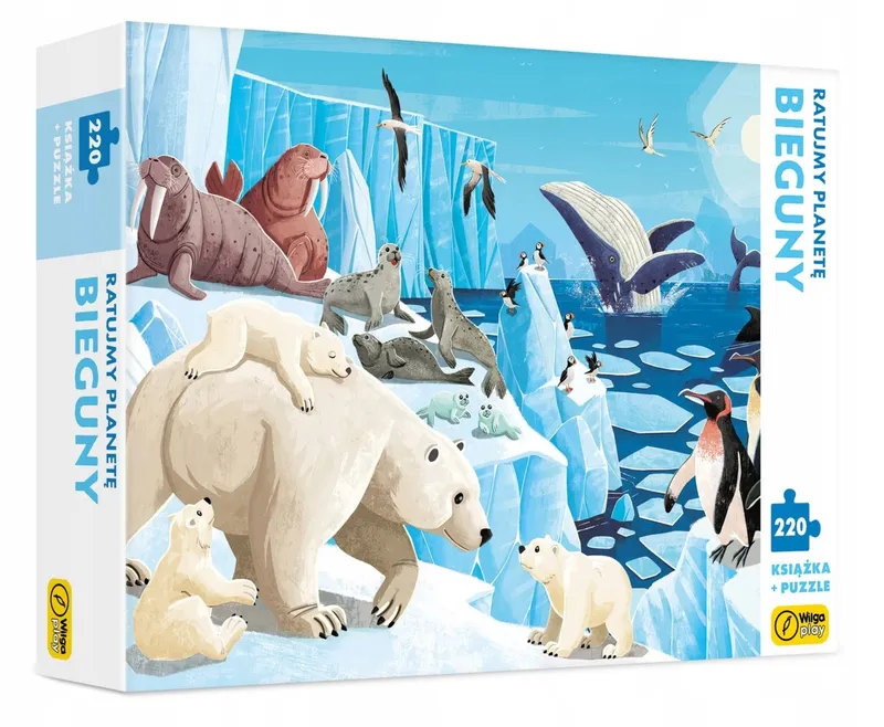 Bieguny ratujmy planetę wilga play książka i puzzle