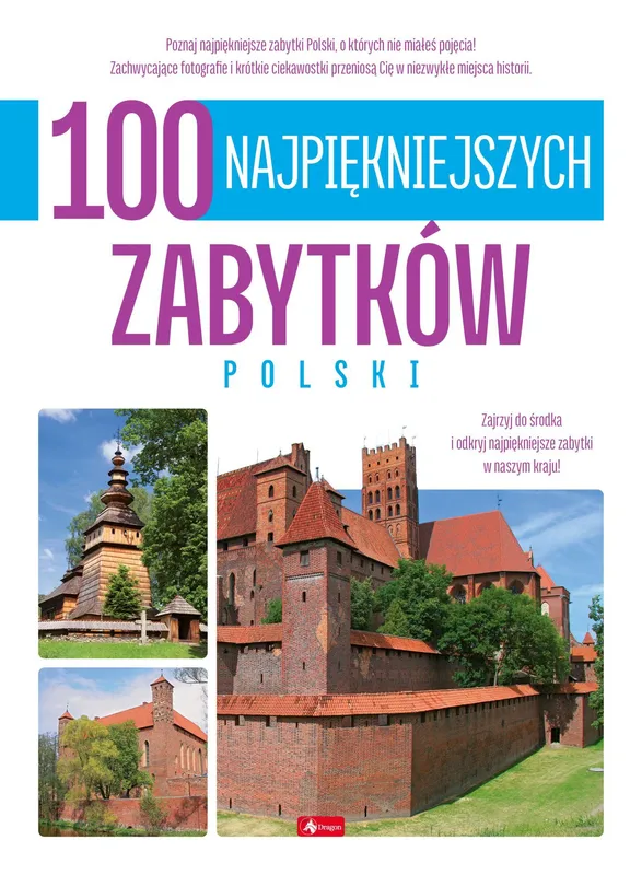 100 najpiękniejszych zabytków Polski, album, oprawa twarda