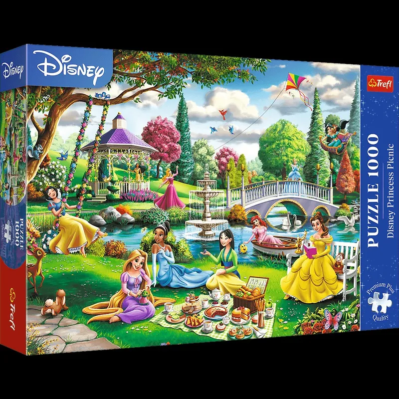 Puzzle 1000 Piknik z Księżniczkami Disney, Trefl Premium Plus
