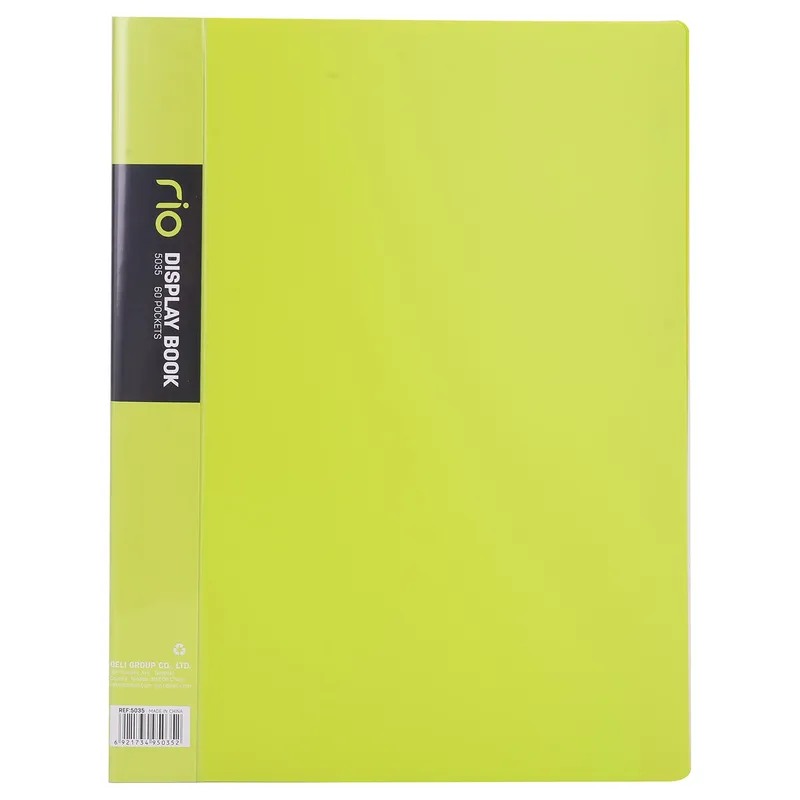 Album ofertowy A4 Rio PP 60 koszulek zielony - deli, segregator