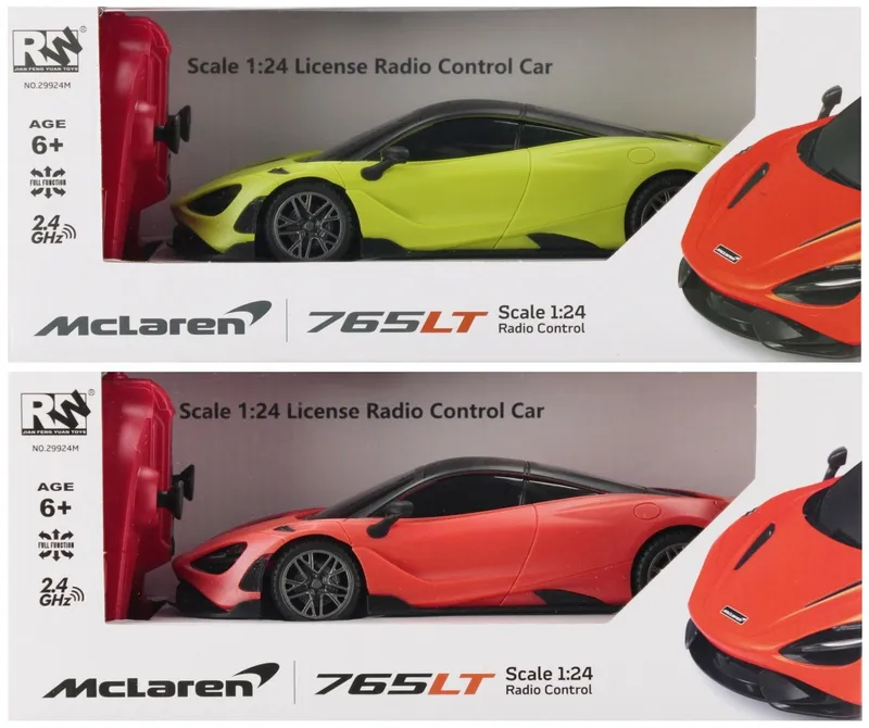 Auto zdalnie sterowane R/C McLaren, mix kolorów, Mega Creative