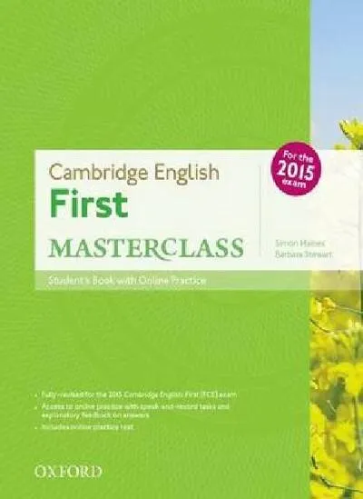 Cambridge English First Masterclass, podręcznik i online practice
