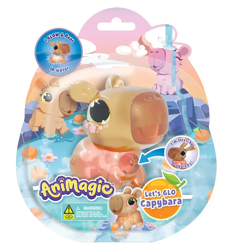 Capybara Let's Glo Animagic Kapibara, świeci w wodzie