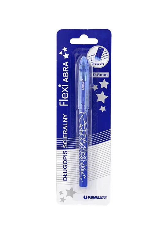 Długopis ścieralny Penmate Flexi Abra, niebieski