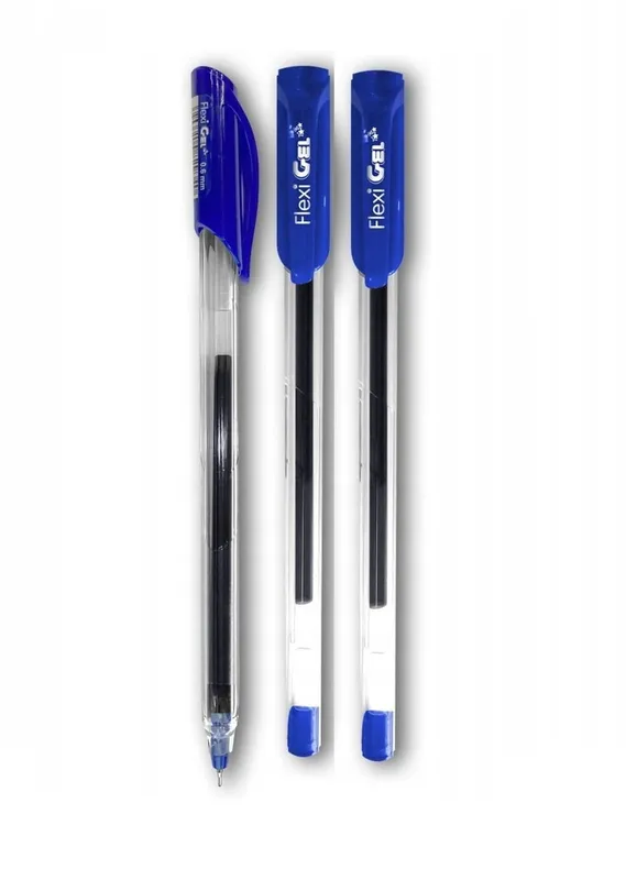 Długopis żelowy Flexi Gel PENMATE niebieski, 3 szt.