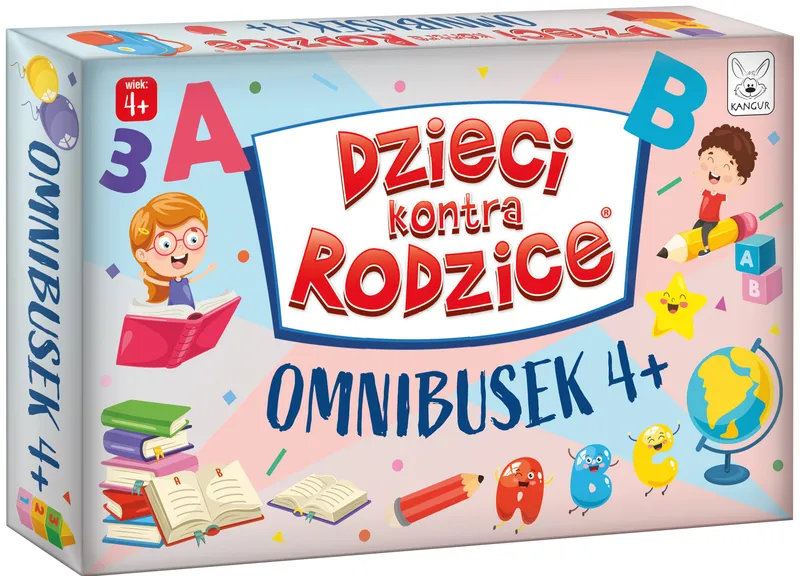 Dzieci kontra rodzice Omnibusek 4+, gra rodzinna Kangur