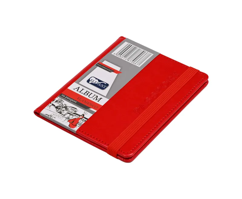 Etui na paszport Flamenco czerwony