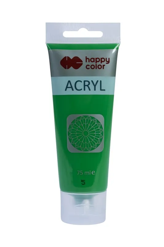 Farba akrylowa 75 ml, zielony, Happy Color, hobbystyczna