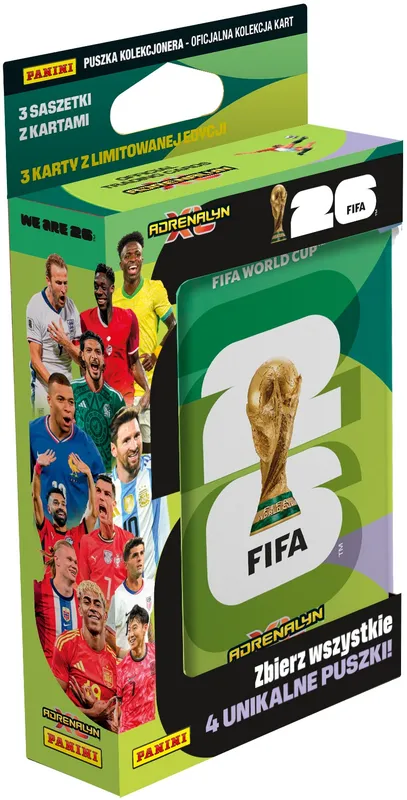 FIFA World Cup 2026 Adrenalyn XL mini puszka