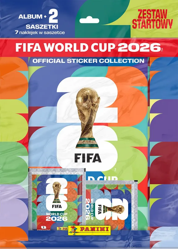 FIFA World Cup 2026 zestaw startowy z naklejkami