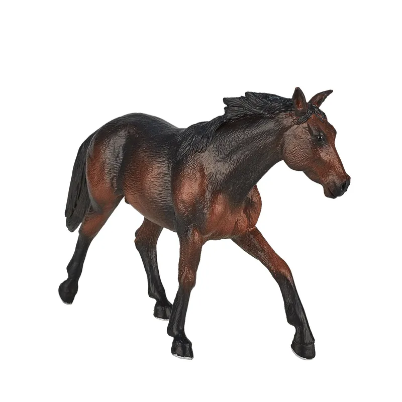 Figurka Koń Quarter Horse gniady przydymiony, Mojo, PVC