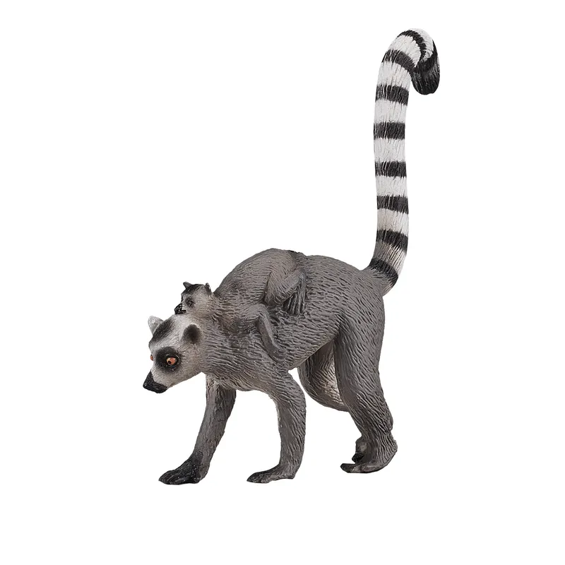 Figurka Lemur z młodym, kolekcjonerska figurka Mojo