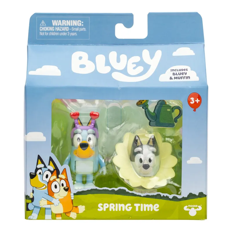 Figurki Bluey Wiosna 2 sztuki, TM Toys, seria Preschool
