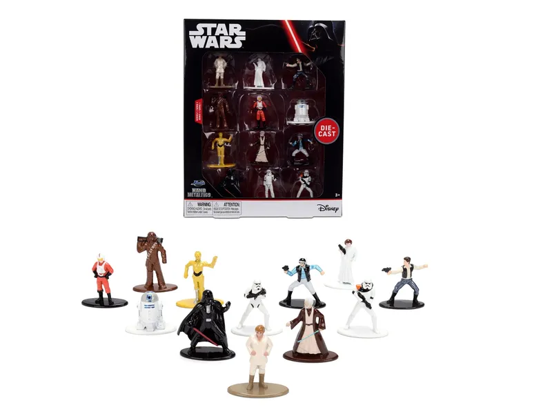 Figurki Jada Star Wars metalowe 4cm 12-pak
