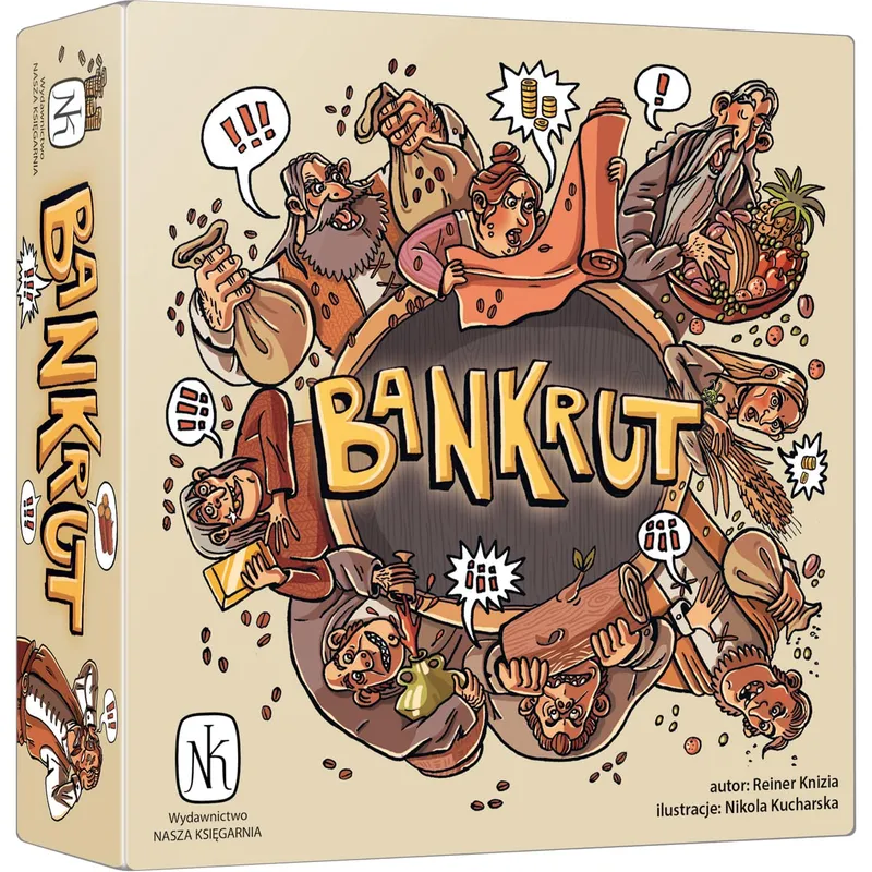 Gra Bankrut, Reiner Knizia, gra planszowa negocjacyjna
