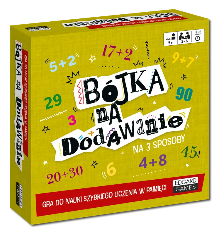 Gra Bójka na dodawanie, dla dzieci od 5 lat