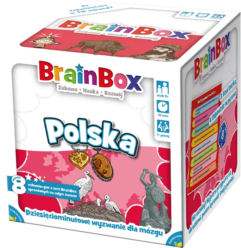 Gra BrainBox Polska, druga edycja, gra edukacyjna Rebel