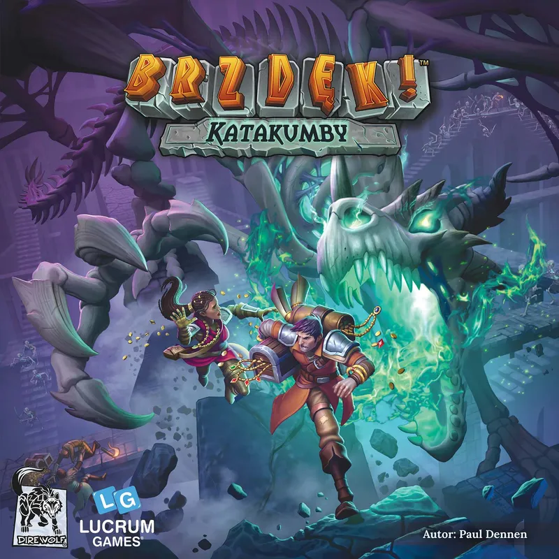 Gra Brzdęk! Katakumby, planszówka, Lucrum Games