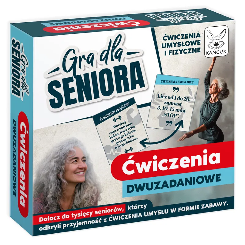 Gra dla Seniora, Ćwiczenia Dwuzadaniowe, Kangur