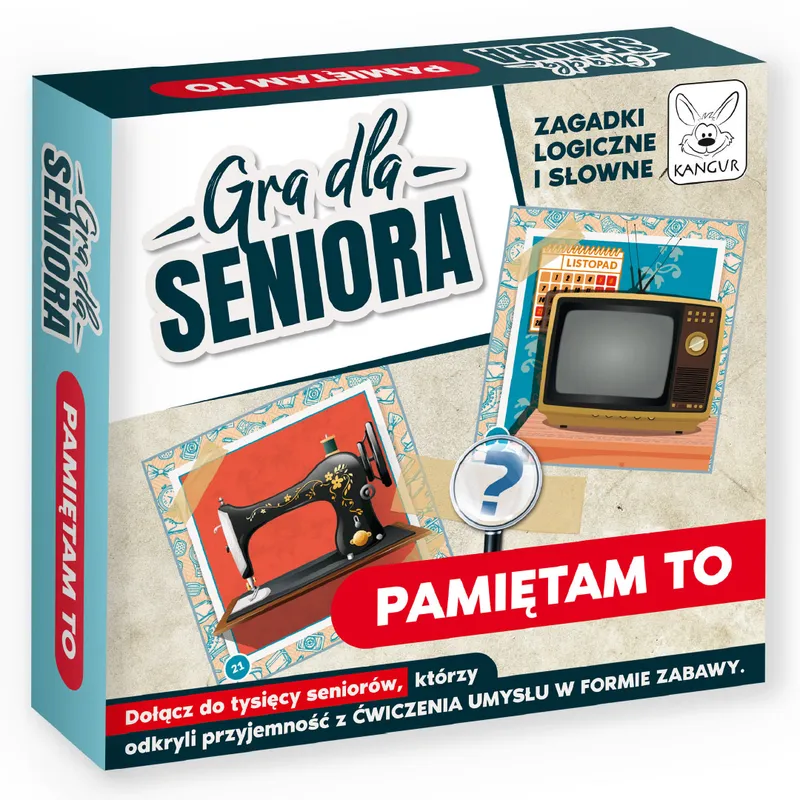 Gra dla Seniora Pamiętam To, gra edukacyjna Kangur