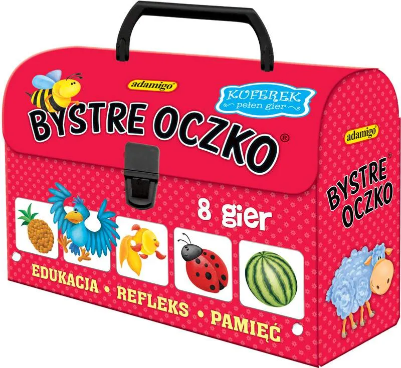 Gra Kuferek Bystre Oczko, gra planszowa Adamigo dla całej rodziny