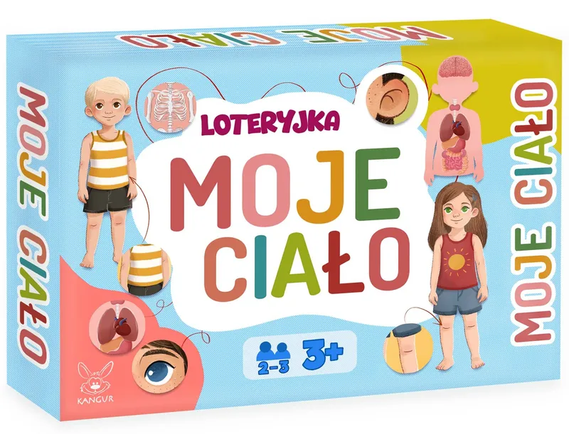 Gra Loteryjka Moje Ciało, Kangur, gra edukacyjna