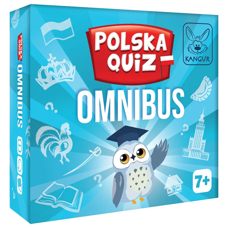 Gra Polska Quiz Omnibus, edukacyjna gra planszowa o Polsce