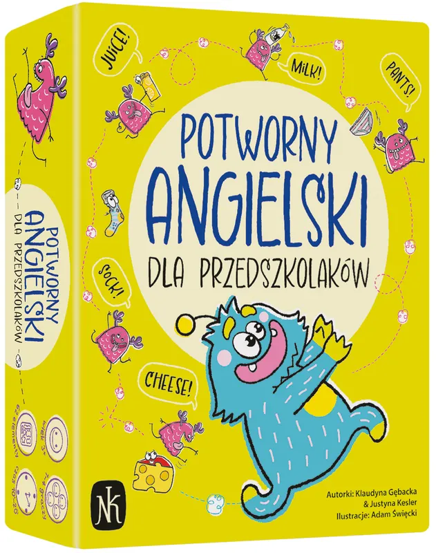 Potworny Angielski dla przedszkolaków, gra edukacyjna Nasza Księgarnia