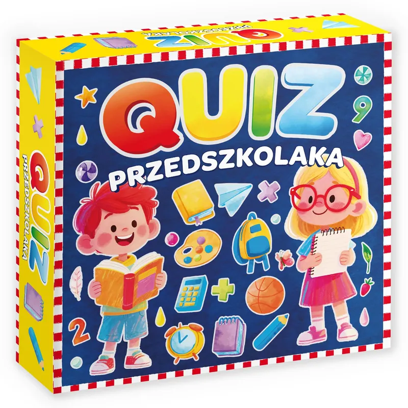 Gra Quiz Przedszkolaka, gra edukacyjna, wydawnictwo Kangur