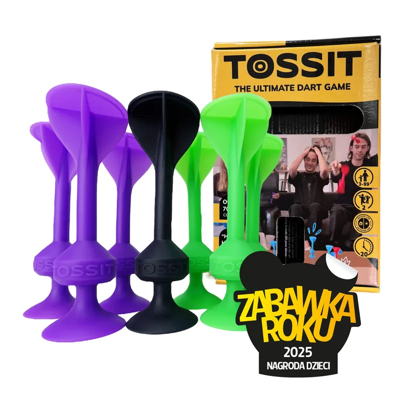 Gra w rzutki TOSSIT zestaw startowy 7 sztuk dla 2 osób