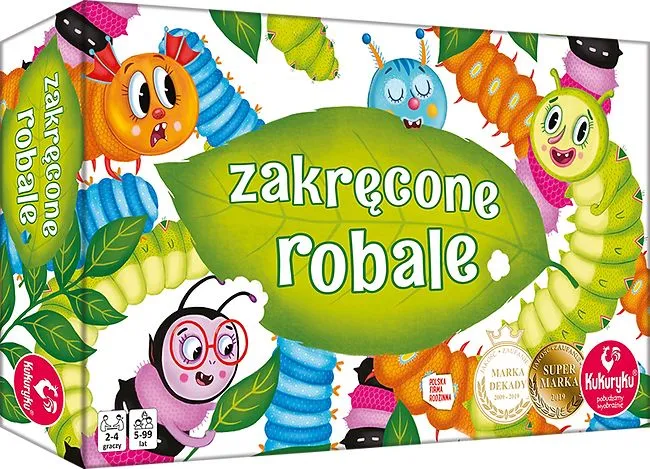 Gra Zakręcone robale, gra rodzinna dla 2-4 graczy