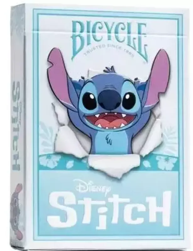 Karty do gry Bicycle Disney Stitch, talia 54 karty