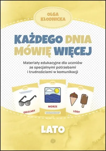 Każdego dnia mówię więcej lato, pomoc logopedyczna, Olga Kłodnicka