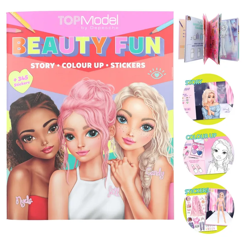Kolorowanka Beauty Top Model