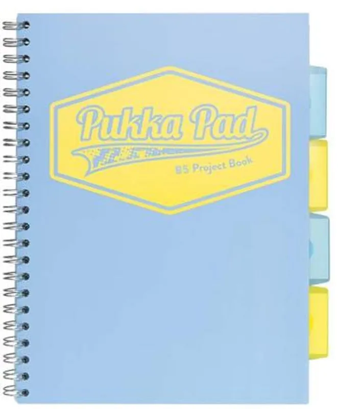Kołozeszyt Pukka Pad B5 Project Book Pastel, niebieski