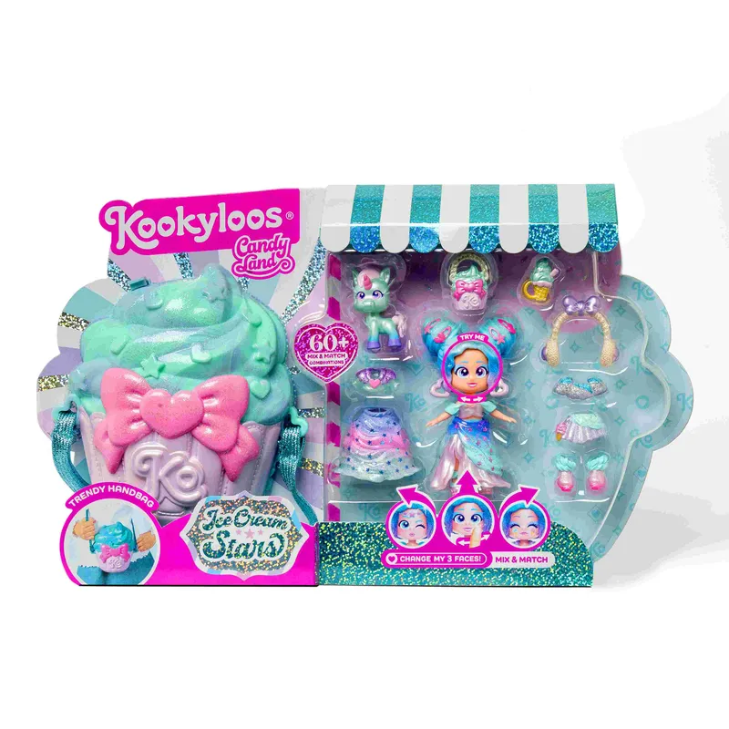 Laleczka KookyLoos Deluxe Ice Cream Stars z jednorożcem
