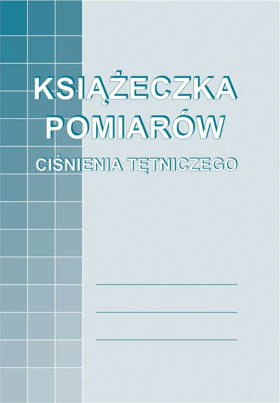 Książeczka pomiarów ciśnienia tętniczego, format A6