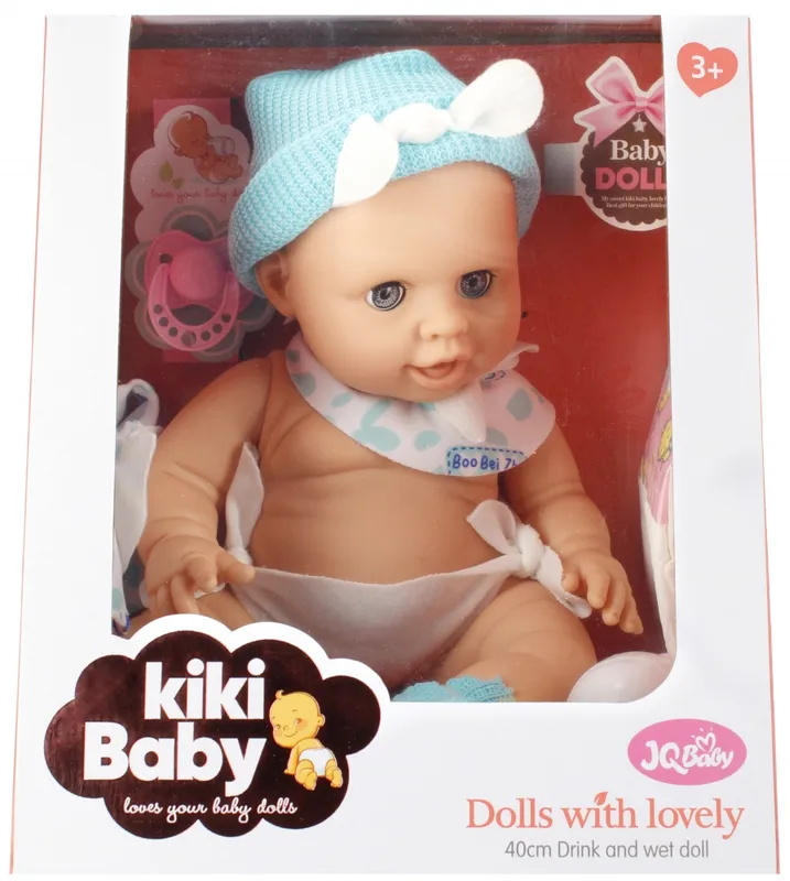 Lalka bobas 38 cm z akcesoriami, Mega Creative, edukacyjna