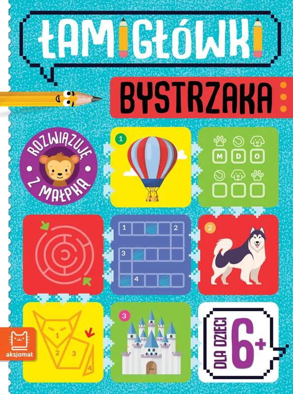 Łamigłówki bystrzaka. Rozwiązuję z małpką. Od 6 lat, Beata Karlik