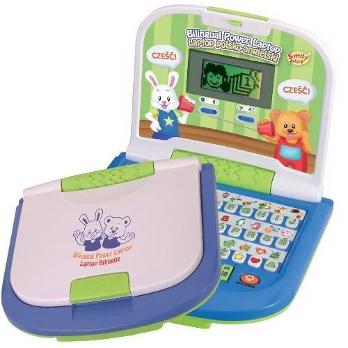 Laptop dwujęzyczny edukacyjny Smily Play 8030 AN01