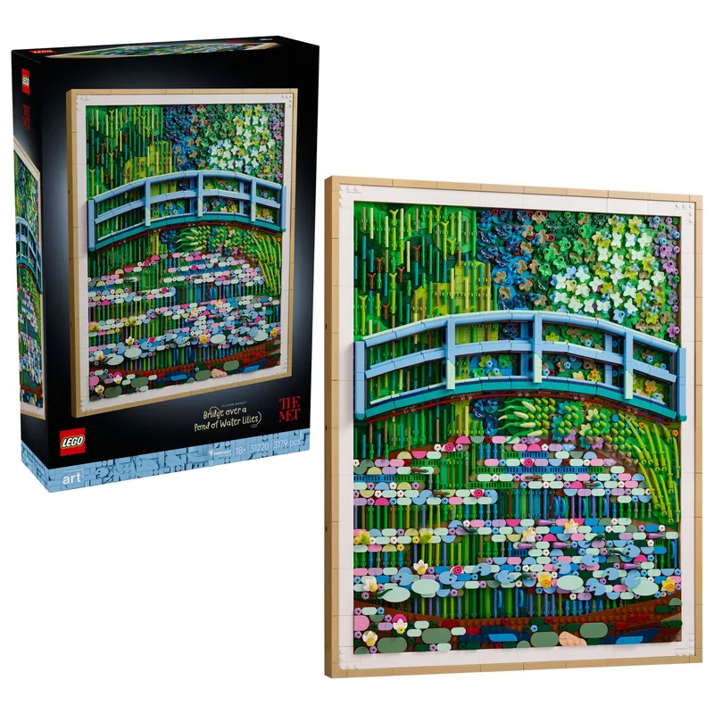 LEGO ART Claude Monet Most nad stawem z liliami wodnymi 31220