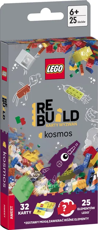 LEGO Books Rebuild karty wyzwań Kosmos, Ameet Zabawka
