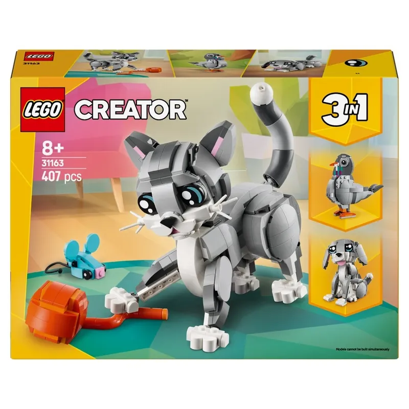 LEGO Creator 3w1 Psotny Kot 31163