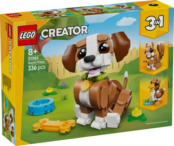 LEGO Creator 3w1 Psotny Szczeniaczek 31382