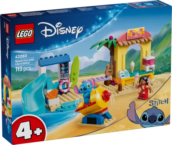 LEGO Disney Zabawa na plaży z Lilo i Stitchem 43280
