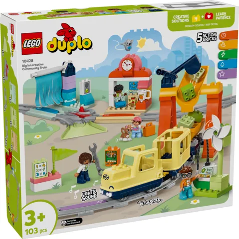 LEGO Duplo Duży interaktywny pociąg miejski 10428