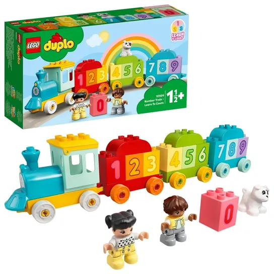 LEGO Duplo Pociąg z cyferkami nauka liczenia 10954