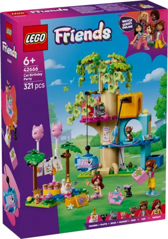 LEGO Friends Kocie przyjęcie urodzinowe domek 42666