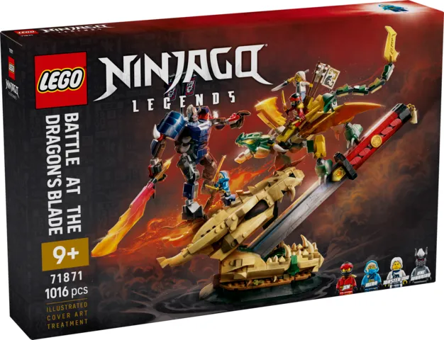LEGO Ninjago Bitwa o Smocze Ostrze 71871, klocki dla dzieci