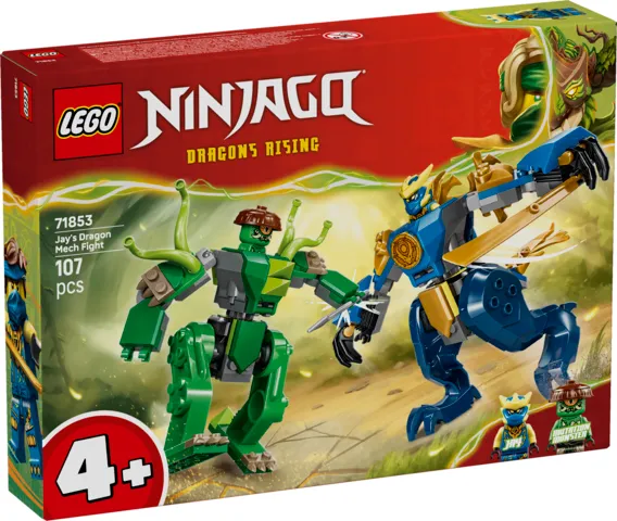 LEGO Ninjago Bitwa w smoczym mechu Jaya 71853, zestaw z figurkami